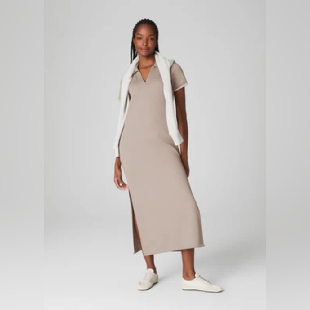 SPANX AirEssentials® Pique Polo Midi Dress 3X NWT